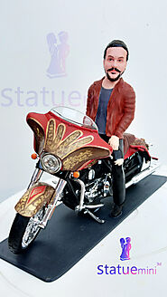 Personalized Bike Rider 3D Miniature | Motorcycle Rider 3D Miniature