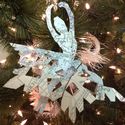 Paper Ballerina Snowflakes - Kids Kubby