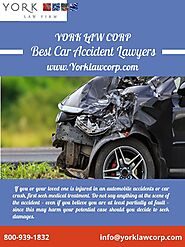 Best Car Accidents Lawyers Sacramento | Northern California - York Law Corp
