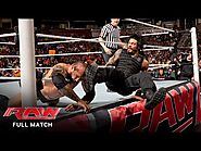 FULL MATCH - Roman Reigns vs. Batista: Raw Latest video wwe | Hindivideoes ? - New song cartoon bhajan YouTube video ...