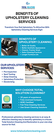 Best Upholstery Cleaning Services In Elgin [Infographic]