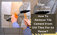 How To Remove Tile Cement From Old Tiles For Its Reuse | Castle Rock CO