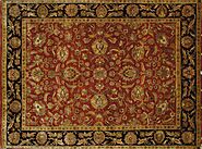 Buy 9x12 Jaipur Rugs Rust / Black Fine Hand Knotted Wool Area Rug - MR10046 | Monarch Rugs