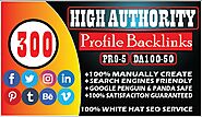 High Authority Profile Backlinks