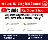 YouTube Watch Time Services