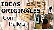 11 Manualidades Con PALLETS PASO A PASO ( IDEAS CREATIVAS Y ORIGINALES PARA RECICLAR PALETS)