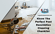 Know The Post Renovation Cleaning Checklist | San Diego, CA