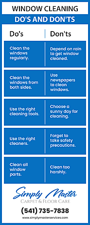 Window Cleaning: Do’s and Don’ts [Infograhic]