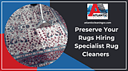 Website at https://atlanticcleaningco.com/specialist-rug-cleaners/