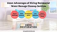 Top most 5 Reasons Of Hiring Residential Water Damage Cleanup Services