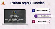 Python Repr() with Examples - TechVidvan