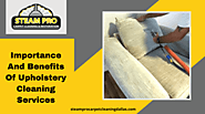 Importance And Benefits Of Upholstery Cleaning Services | Dallas, TX