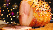 Honey glazed ham