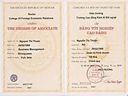 Làm Bằng Cao Đẳng Thật 100% Có Hồ Sơ Gốc - Giá Rẻ