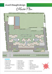 Well developed site plan of Nirala Trio - Master - Layout Plan