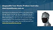 Disposable Face Masks Product Australia- murrayuniforms.com.au