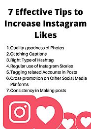7 Effective Tips to Increase Instagram Likes