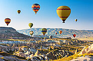 Balloon over Cappadocia, Turkey