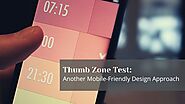 Thumb Zone Test: Another Mobile-Friendly Design Approach – Telegraph