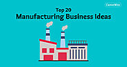 Top 20 Best Manufacturing Business Ideas in India 2021