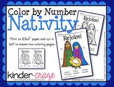 Color by Number Nativity