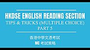 HKDSE English Exam 2021 Tips & Tricks for the MC Section Part 1