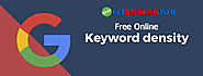 Keyword Density Checker | Free Keyword Density Analyzer Tool | Get Backlink & SEO Tools