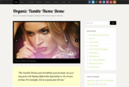 Organic Tumble, WordPress Tumblog Portfolio Theme | WP Download