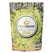 Greenbrrew Organic Green Coffee Beans Powder for Weight Loss – 200g - The Indian Bazar