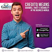 CreditQ means goodwill trust and credibility in the business world