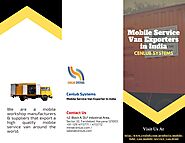 Mobile Service Van Exporters in India