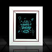 Birthday Frame l LumiLor l Buy Happy Birthday Frame Online India