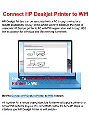 How to Connect Hp Deskjet Printer