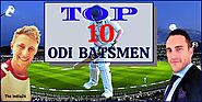Top Ten Current ICC ODI Ranking Batsman