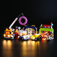 Lighting Lego Donut Shop Opening 60233 Set Best Gift For City Fans | Lightailing