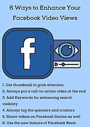 6 Ways to Enhance Your Facebook Video Views