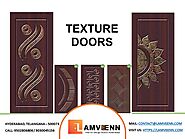 Modern Texture Doors | Lamveenn Hyderabad