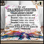 Granddaughter Blanket by 90 LoveHome on ListLy