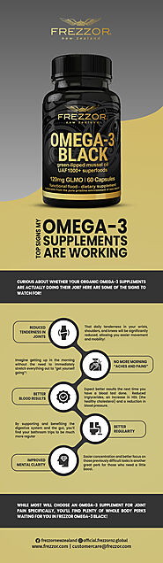 How My Omega-3 Supplements are working Infographics
