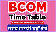 BCom Time Table 2021 जारी – Check बीकॉम टाइम टेबल 1st 2nd 3rd Year Exam Date Sheet 2021