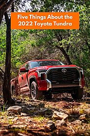 Five Things About the 2022 Toyota Tundra Pickup | Toyota of Orange