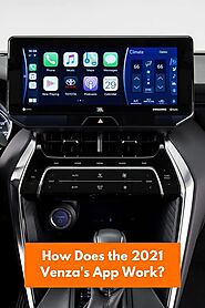 How Does the 2021 Venza's App Work? | Toyota of Orange