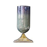 Blue Moon Aluminium and Glass Pillar Holder | Retail Furnishing
