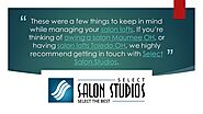 These were a few things to keep in mind while managing your salon lofts. If you’re thinking of owing a salon Maumee O...