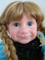 Reborn 22" Toddler Girl "Anna" Doll w. Disney tagged"Frozen" Reindeer