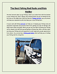 The Best Fishing Rod Racks and Pole Holder | edocr