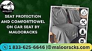 Seat Protection and Comfort Towel on Car Seat by Malooracks