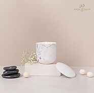 Buy Marble Finish Fragrance Candles Online | Adore & Decor - Adore and Decor