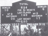 The 1939 Timeless Durban Test was played for 9 days and yet there was no result.