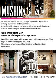 Oakland Sports Bar - www.mushinsportslounge.com